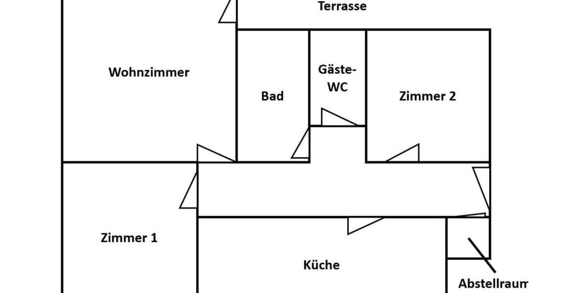 Erdgeschoßwohnung Bad Kissingen - 3 Zimmer, 90 m&sup2;, 625&euro; | Angebot:25609629