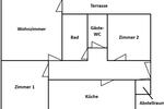 Erdgeschoßwohnung Bad Kissingen - 3 Zimmer, 90 m&sup2;, 625&euro; | Angebot:25609629