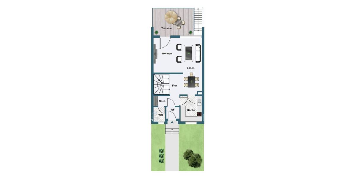 Reihenendhaus Dittelbrunn - 5 Zimmer, 145 m&sup2;, 370.000&euro; | Angebot:26016125