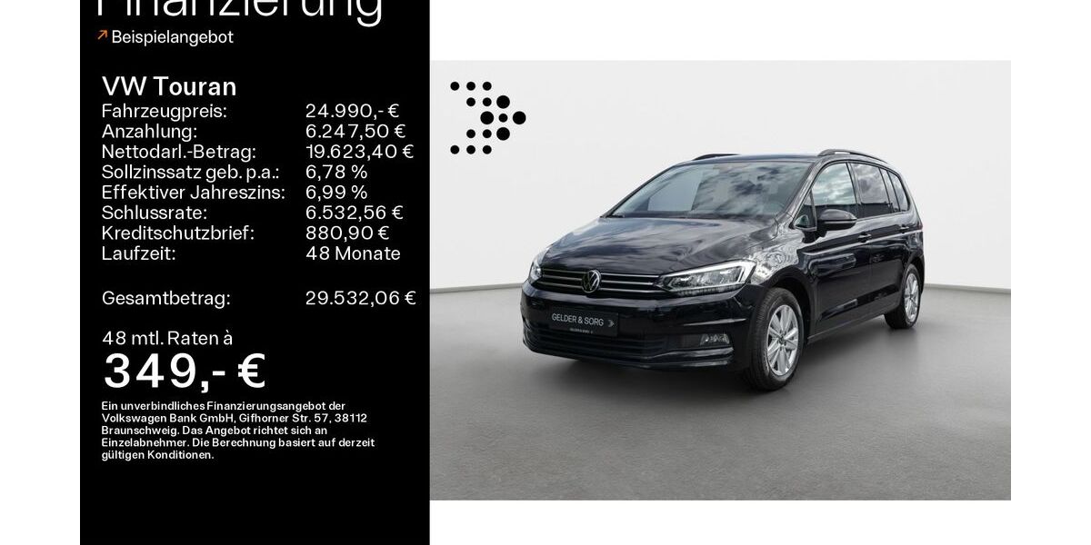VW Touran 69.850 km 24.990 &euro; Sand am Main 97522
