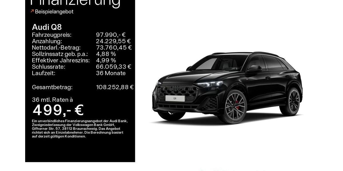Audi Q8 16.026 km 94.880 &euro; Haßfurt 97437