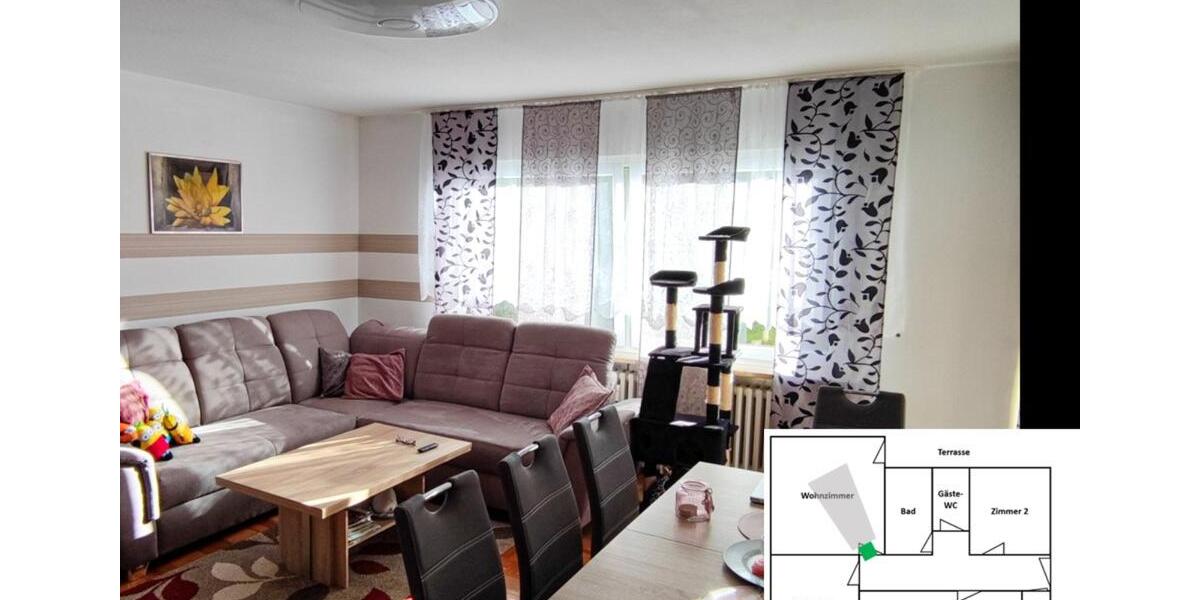 Erdgeschoßwohnung Bad Kissingen - 3 Zimmer, 90 m&sup2;, 625&euro; | Angebot:25609629
