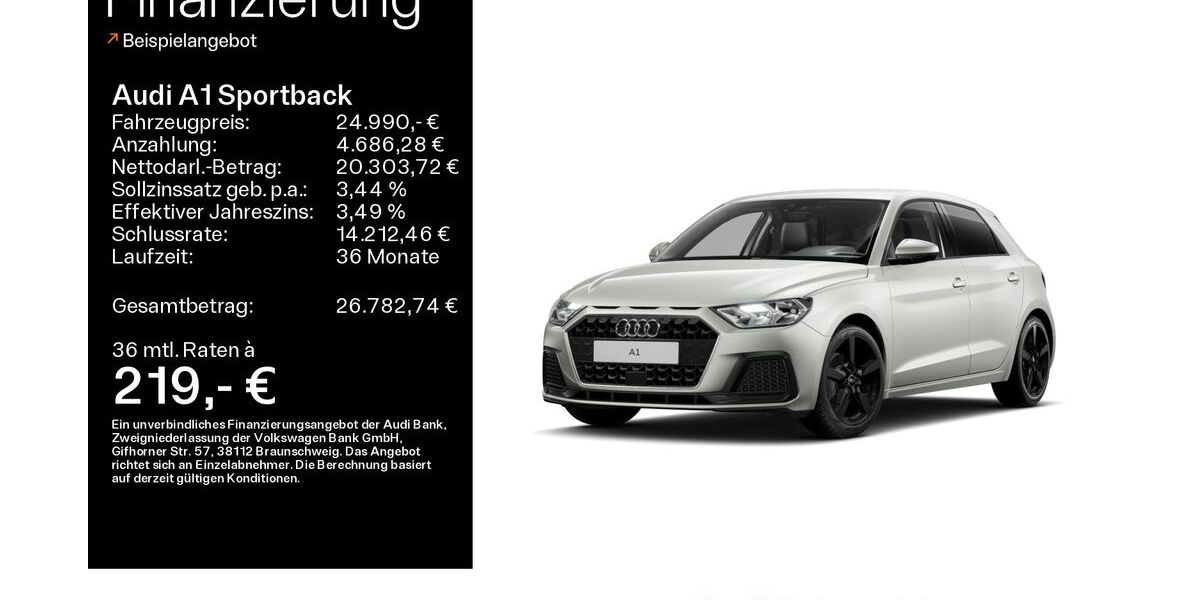Audi A1 13.250 km 23.790 &euro; Haßfurt 97437