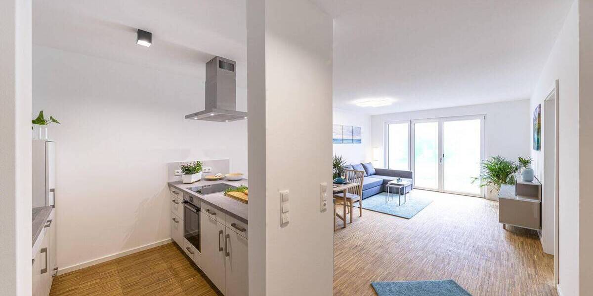 Etagenwohnung Niederwerrn - 2 Zimmer, 64 m&sup2;, 291.863&euro; | Angebot:26740919