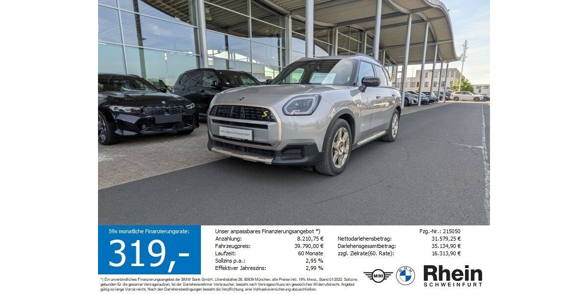 Mini Countryman SE (Cooper) 21.218 km 35.990 &euro; Schweinfurt 97424