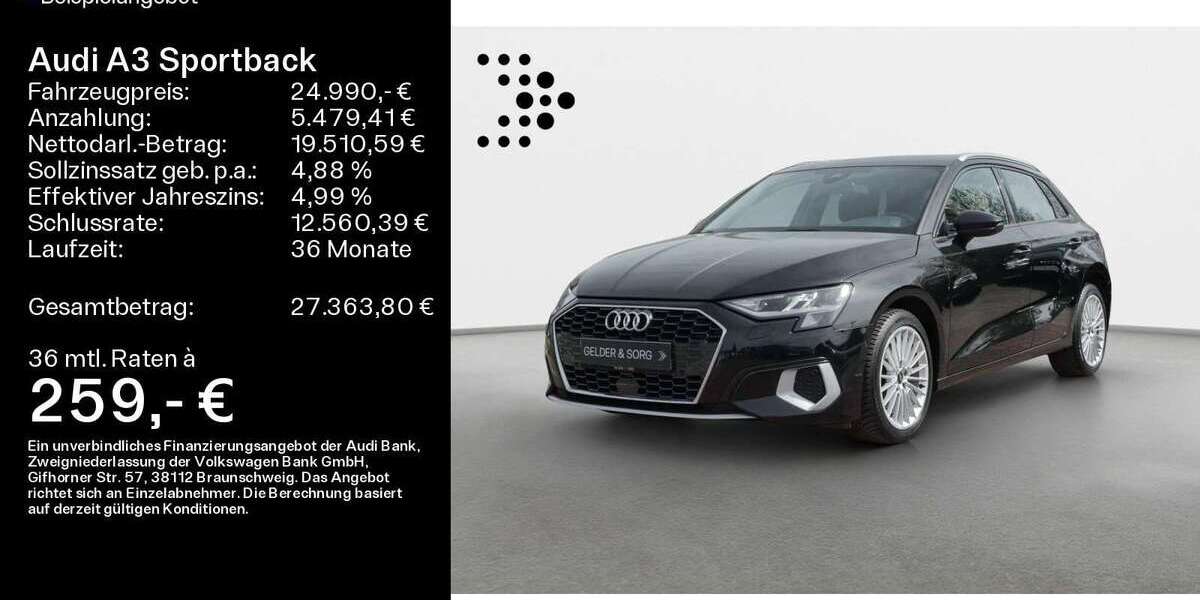 Audi A3 33.900 km 24.990 &euro; Sand am Main 97522