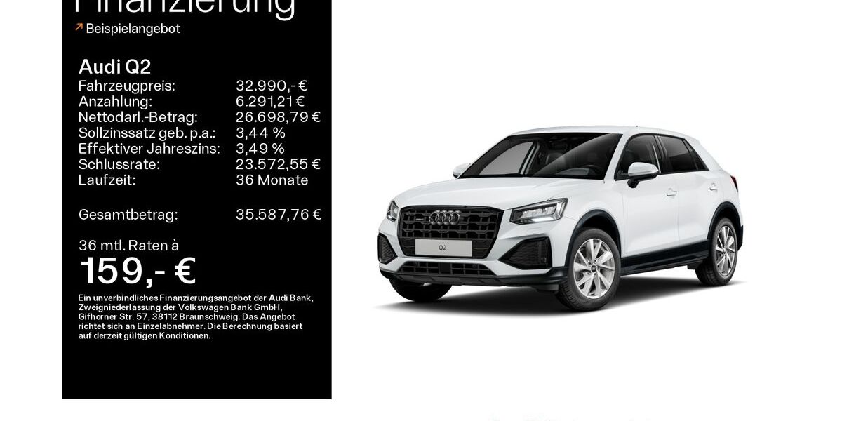 Audi Q2 9.583 km 31.990 &euro; Haßfurt 97437