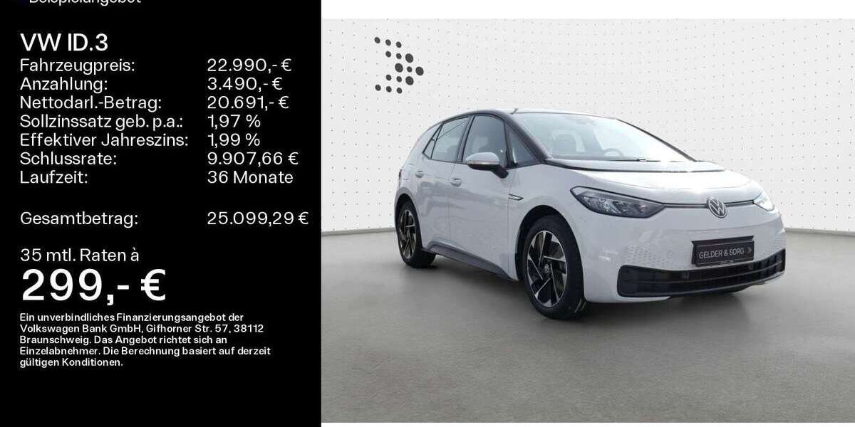 VW ID.3 7.450 km 22.960 &euro; Haßfurt 97437