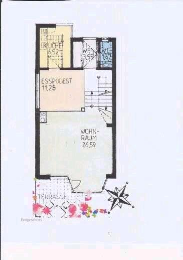 Reihenhaus Haßfurt - 4 Zimmer, 106 m&sup2;, 750&euro; | Angebot:26043434