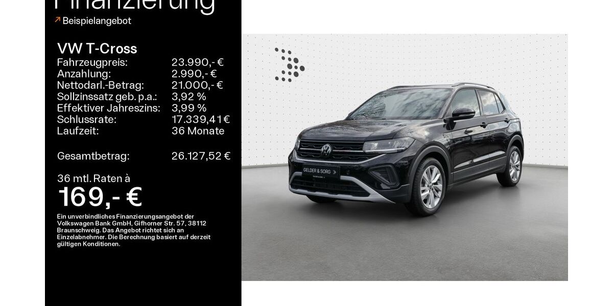 VW T-Cross 16.577 km 23.990 &euro; Haßfurt 97437