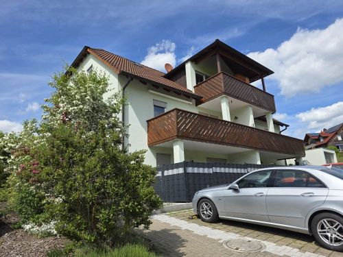 Herrlicher Ausblick! 2 Zimmer-Eigentumswohnung mit Terrasse und Stellplatz in Nüdlingen (ID 10385) - Etagenwohnung Nüdlingen Nüdlingen | Angebot:26844281