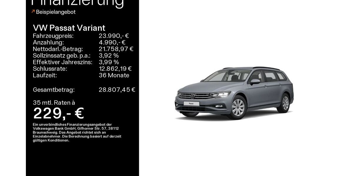 VW Passat Variant 64.342 km 23.990 &euro; Schweinfurt 97424