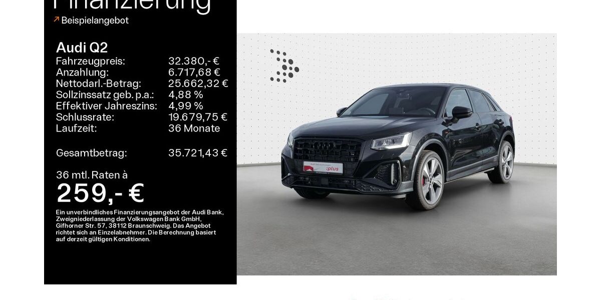 Audi Q2 11.800 km 32.380 &euro; Schweinfurt 97424