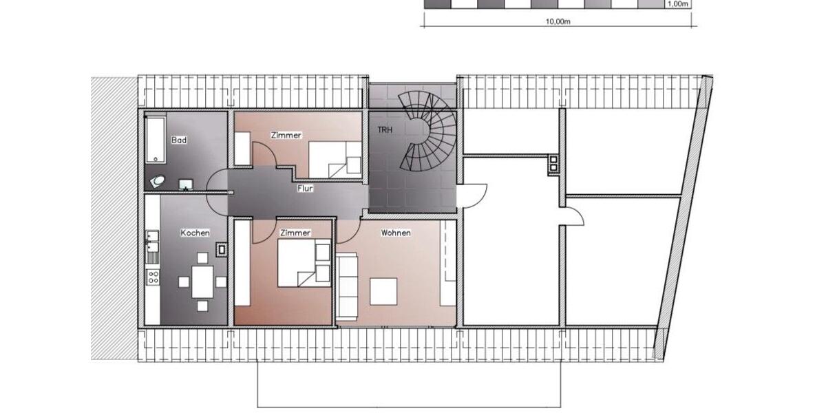 Dachgeschoßwohnung Dittelbrunn - 1 Zimmer, 72 m&sup2;, 199.000&euro; | Angebot:27077520