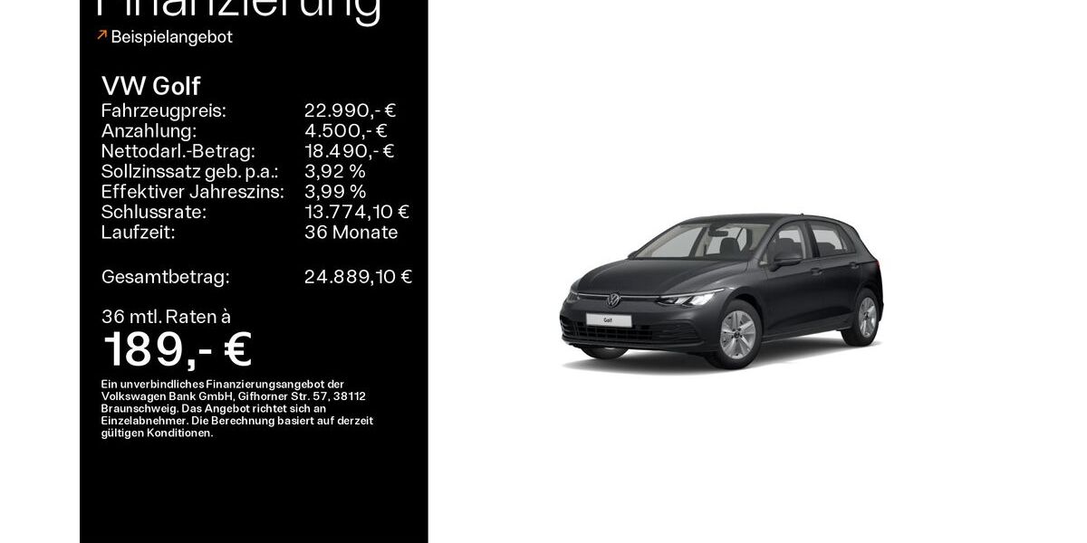 VW Golf 60.000 km 22.490 &euro; Sand am Main 97522