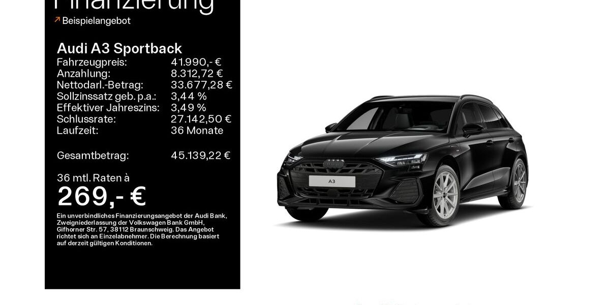 Audi A3 7.975 km 41.990 &euro; Schweinfurt 97424