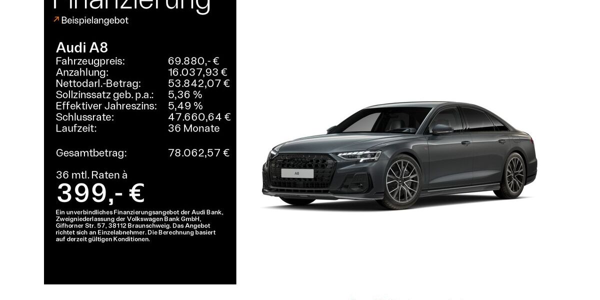 Audi A8 39.527 km 68.480 &euro; Haßfurt 97437