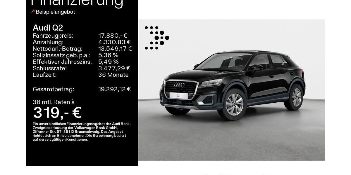 Audi Q2 103.200 km 17.280 &euro; Haßfurt 97437
