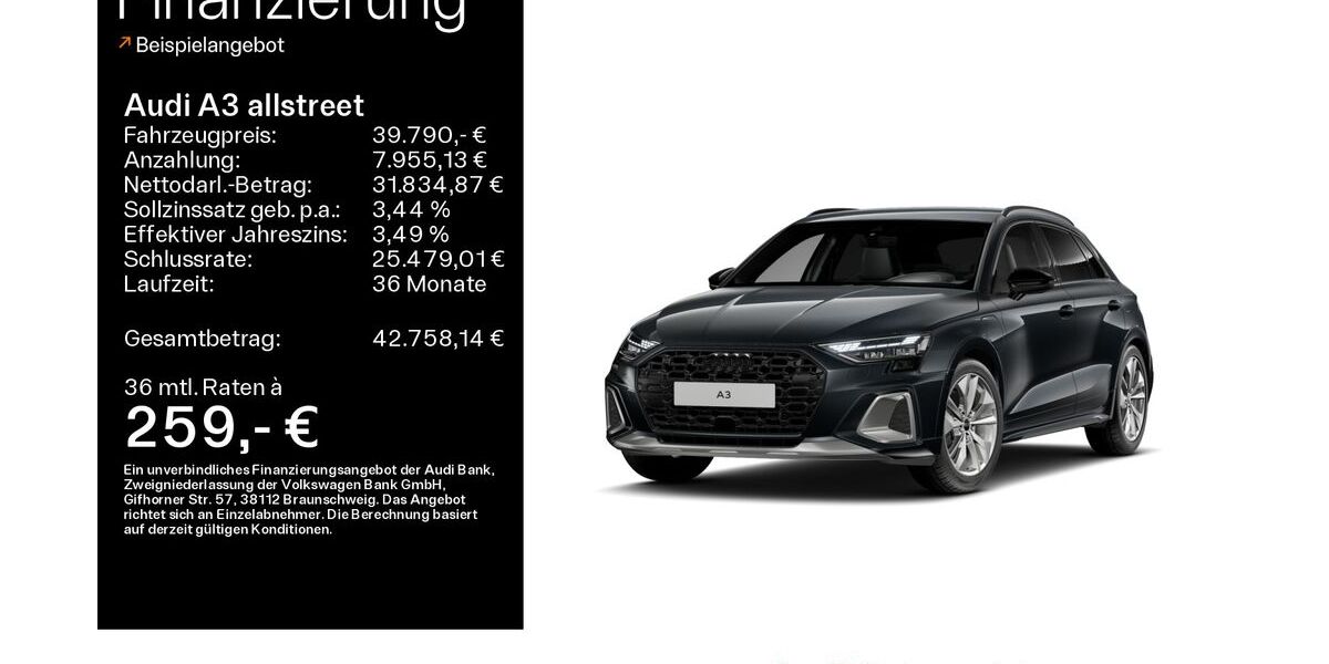 Audi A3 6.355 km 39.790 &euro; Schweinfurt 97424