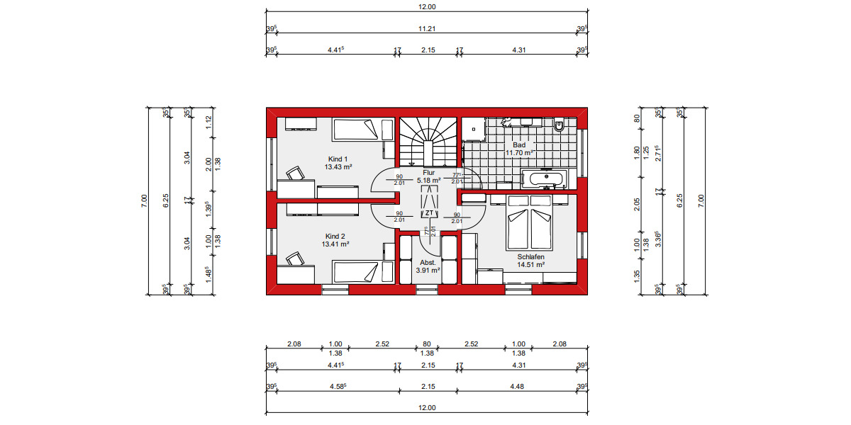 Doppelhaushälfte Arnstein - 5 Zimmer, 127 m&sup2;, 435.000&euro; | Angebot:25997009