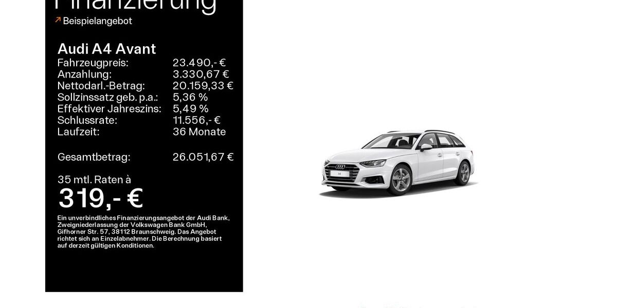 Audi A4 88.259 km 23.490 &euro; Haßfurt 97437