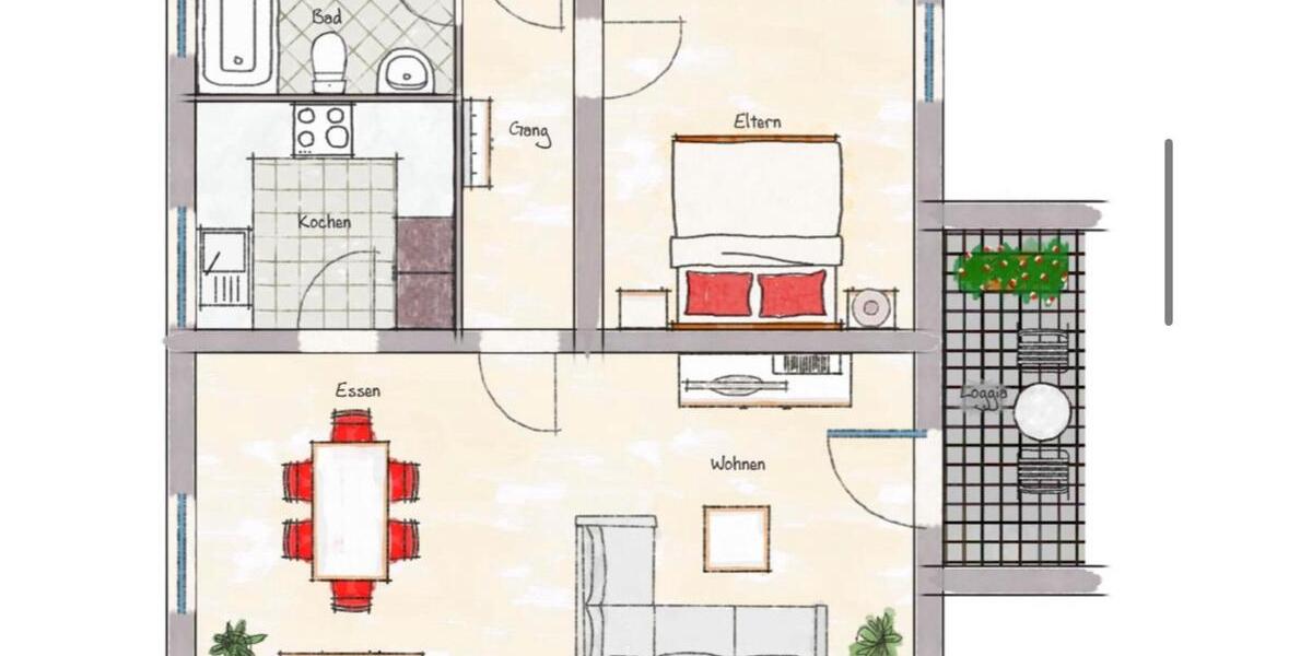 Etagenwohnung Gerolzhofen - 2 Zimmer, 60 m&sup2;, 198.000&euro; | Angebot:26855943