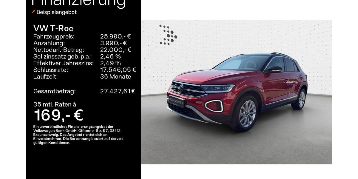 VW T-Roc 53.500 km 24.990 &euro; Bad Kissingen 97688