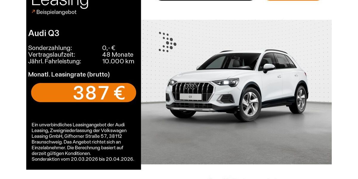 Audi Q3 29.497 km 38.990 &euro; Schweinfurt 97424