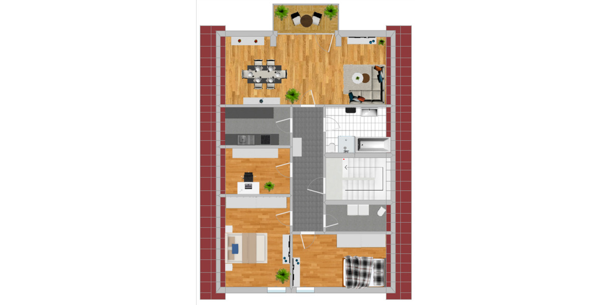 Dachgeschoßwohnung Sennfeld - 4.5 Zimmer, 108 m&sup2;, 1.030&euro; | Angebot:25900773