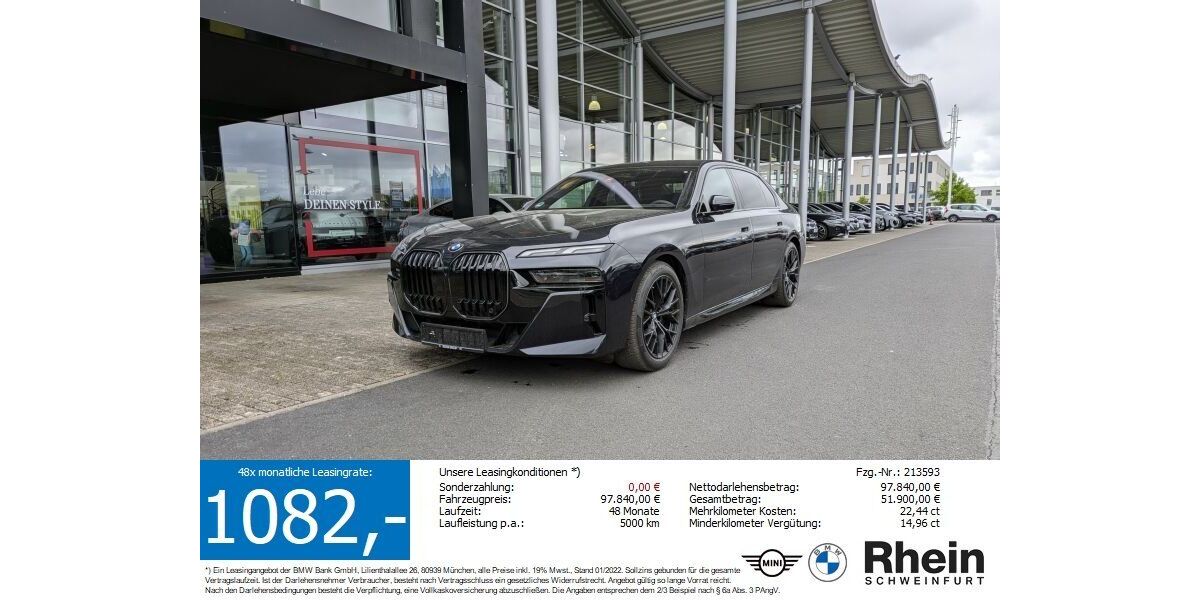 BMW 740 28.182 km 95.850 &euro; Schweinfurt 97424
