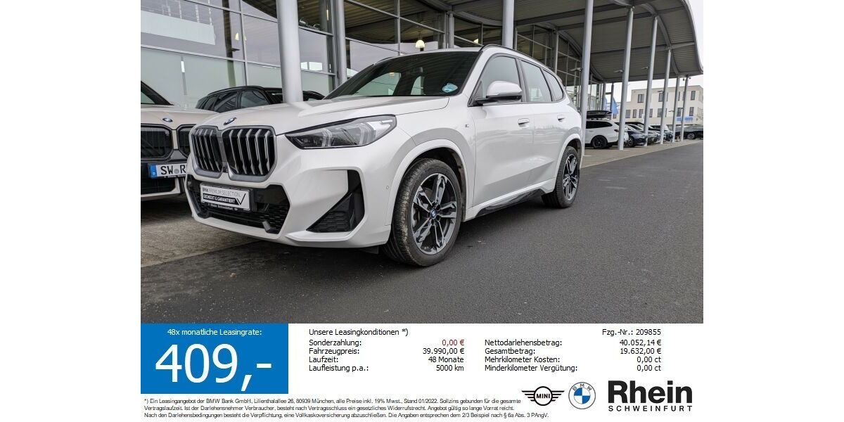 BMW X1 23.757 km 39.590 &euro; Schweinfurt 97424