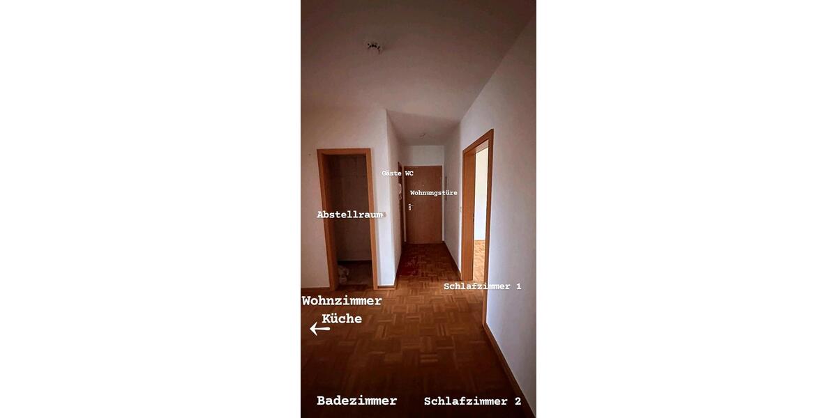 Etagenwohnung Bad Bocklet - 3 Zimmer, 82 m&sup2;, 750&euro; | Angebot:25881500