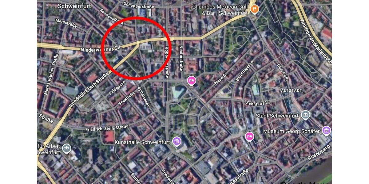 Etagenwohnung Schweinfurt Gartenstadt - 3 Zimmer, 72 m&sup2;, 218.000&euro; | Angebot:26211373
