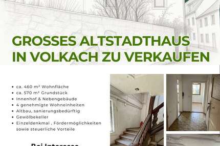 Haus Volkach - 18 Zimmer, 460 m&sup2;, 599.000&euro; | Angebot:26100310