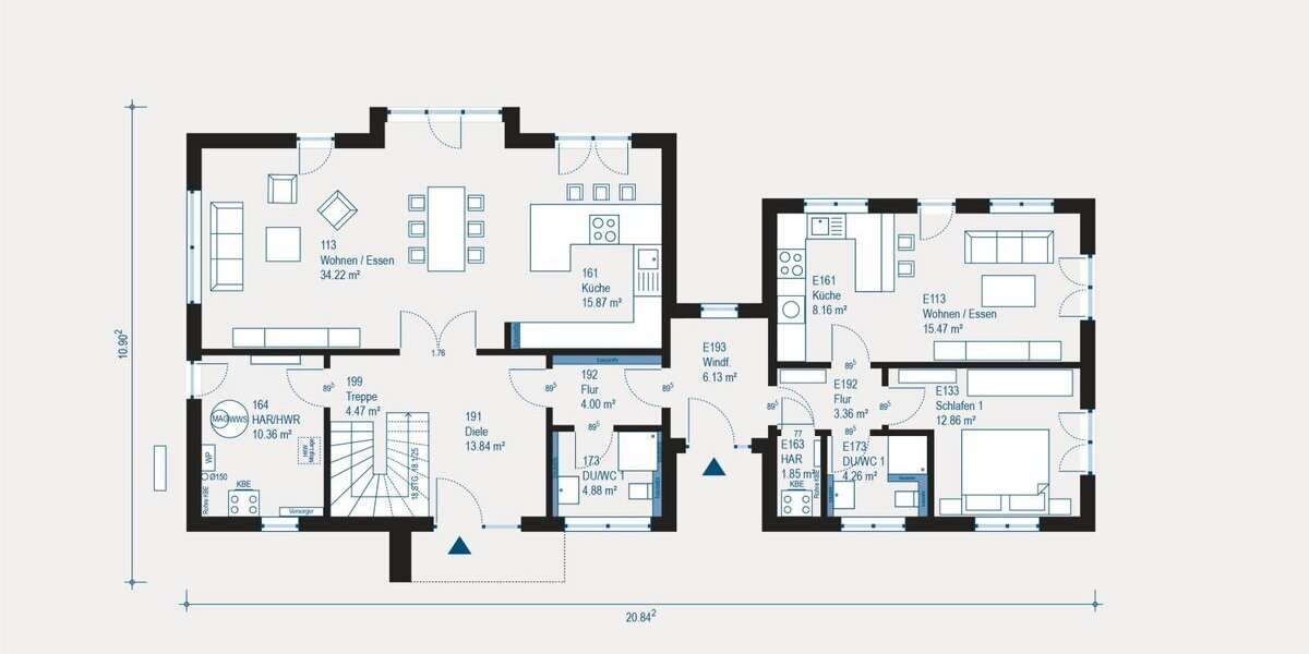 Mehrfamilienhaus nach Maß: Ihr zukünftiges Zuhause individuell gestaltet - Mehrfamilienhaus, Wohnhaus Albertshausen Albertshausen | Angebot:27288933