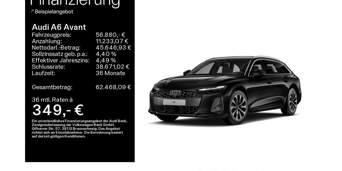 Audi A6 15.595 km 56.880 &euro; Schweinfurt 97424