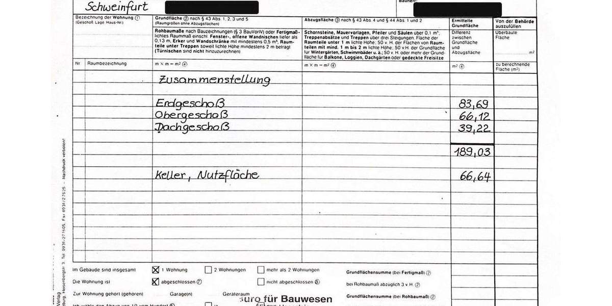 Doppelhaushälfte Schweinfurt Hochfeld-Steinberg - 7 Zimmer, 189 m&sup2;, 780.000&euro; | Angebot:25713743