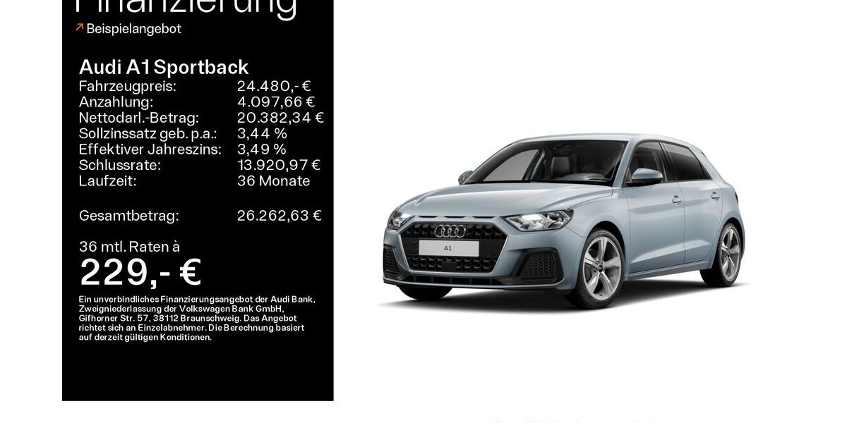 Audi A1 7.135 km 24.480 &euro; Schweinfurt 97424