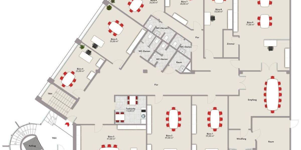 Gewerbeobjekt Schweinfurt Schweinfurt-Süd - 9 Zimmer, 49 m&sup2;, 490&euro; | Angebot:25734062