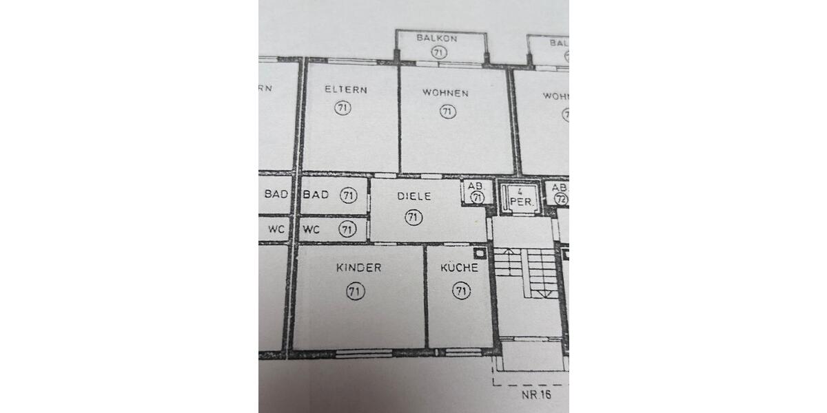 Hochparterre Schweinfurt Haardt - 3 Zimmer, 78 m&sup2;, 210.000&euro; | Angebot:24513787