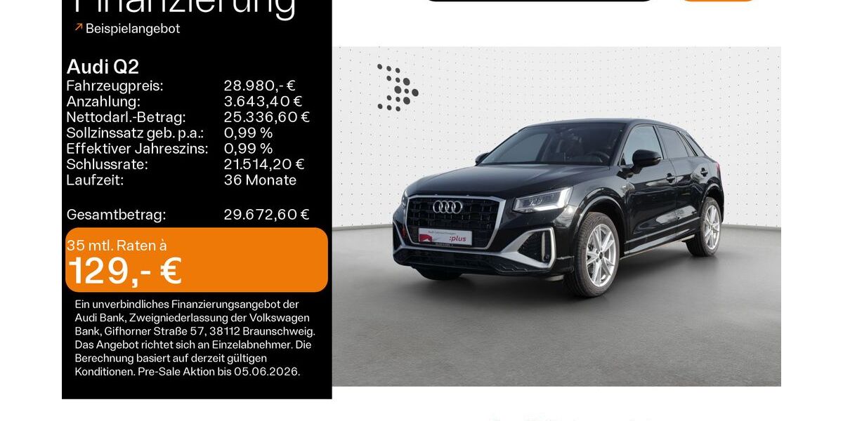 Audi Q2 17.037 km 28.980 &euro; Haßfurt 97437