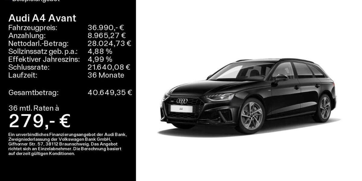 Audi A4 46.937 km 36.990 &euro; Sand am Main 97522