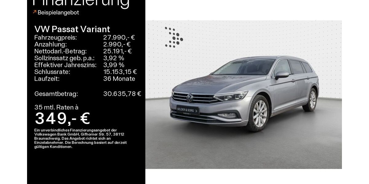 VW Passat Variant 62.300 km 27.490 &euro; Bad Kissingen 97688