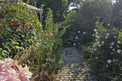 3-Zimmer-Mietwohnung mit Stellplatz und Garage sowie Garten mit Freisitz und Teich sowie Wasserlauf in 97456 Sennfeld (1592) - Wohnung Sennfeld Sennfeld | Angebot:25521331
