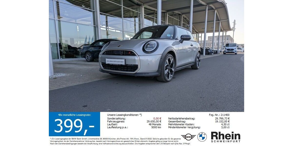 Mini Cooper S 24.718 km 28.590 &euro; Schweinfurt 97424