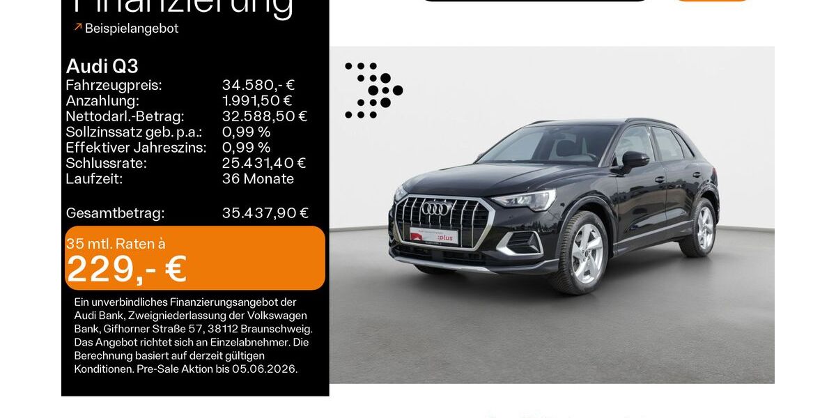 Audi Q3 14.052 km 34.580 &euro; Haßfurt 97437