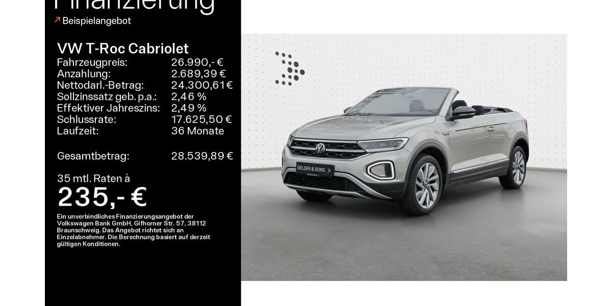 VW T-Roc 42.466 km 26.990 &euro; Haßfurt 97437