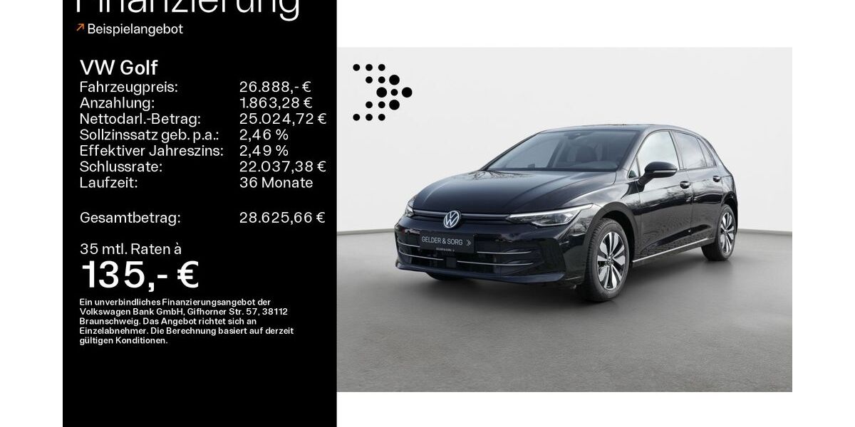 VW Golf 24.400 km 26.888 &euro; Bad Kissingen 97688