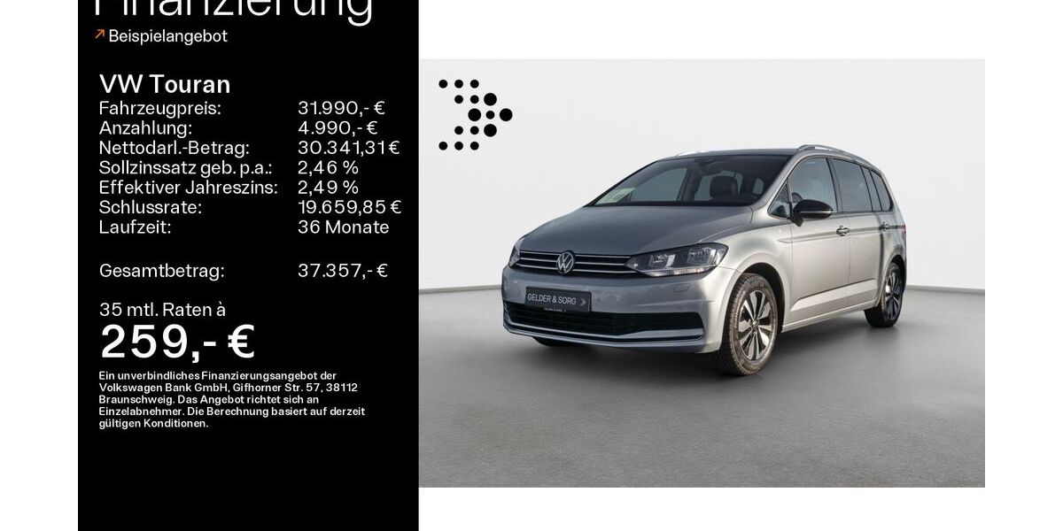 VW Touran 25.565 km 30.990 &euro; Schweinfurt 97424