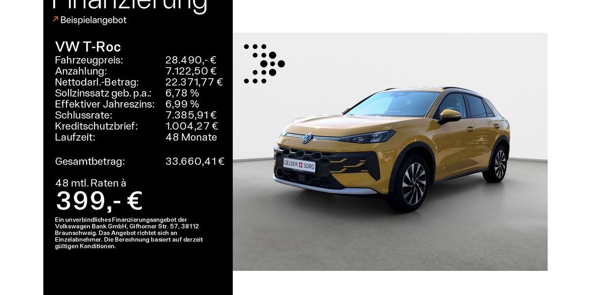 VW T-Roc 1.090 km 27.990 &euro; Haßfurt 97437
